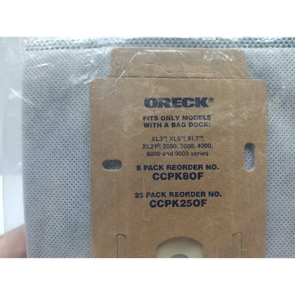 1x ORECK Type CC Filter Bags XL3, XL5, XL7, XL21 2000, 3000, 4000, 8000, 9000